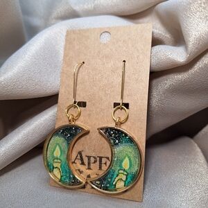 Hand painted earrings